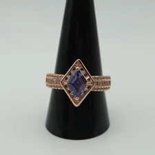 Ring Bomb Party "The Way North" 6788 Size 10 Tanzanite