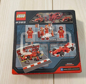 LEGO Racers 8389 Ferrari Set Schumacher Barrichello New Sealed