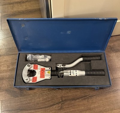Ilsco IDT-6 Hydraulic Dieless Crimping Tool with Metal Case Free Shipping