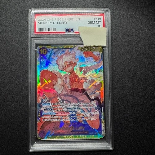 Monkey.D.Luffy OP05-119 - One Piece TCG English Card PRB-01 - PSA 10