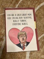 Donald Trump Mother  s Day Card Funny Great Greeting