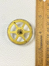 New Haven Clock Movement Strike Side 4th Wheel (See Pics To ID Mvmt)  (KD2949)