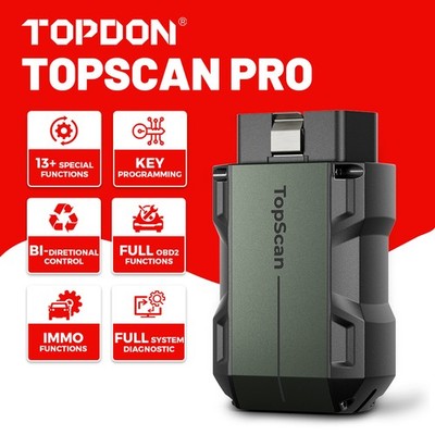 2026 NEW TOPDON TOPSCAN PRO 13+ Special Func IMMO OBD Car Key Program Scan Tool