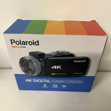 Polaroid 4K UHD Digital Camcorder 56MP 16x Zoom 3" Touch LCD Wi-Fi Black