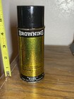 VINTAGE BROWNING LIQUID GUNSMITH GUN OIL CLEANER TIN SPRAY CAN BELGIUM RARE — photo 4