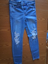 American Eagle Jeans Women Size 6 Regular Jeggings Blue