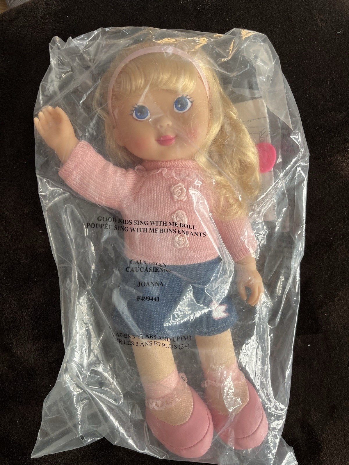 Good Kids Sing With Me Doll Joanna doll. Vintage new