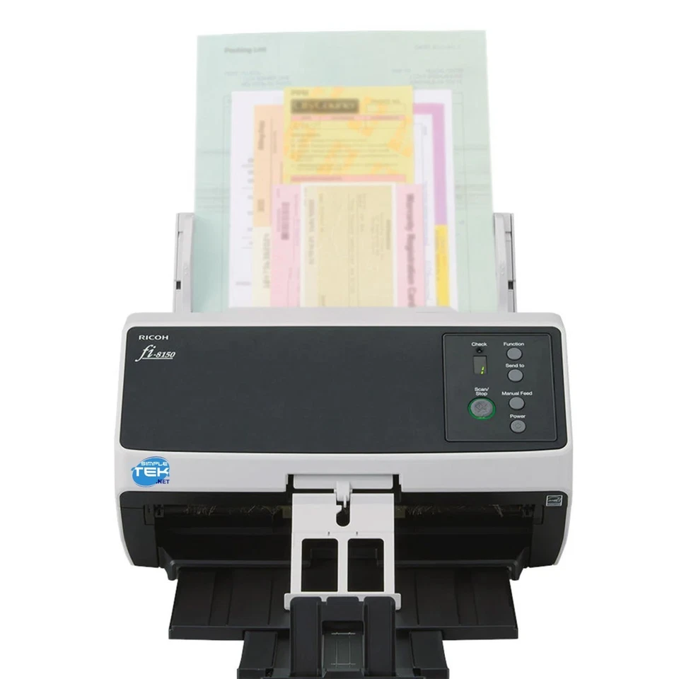 Ricoh Scanner Fi-8150 ADF USB 3.2 LAN Ethernet Duplex 50ppm 600dpi A4 A5 A6 - Image 4 of 4
