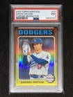 2024 Topps Heritage - Shohei Ohtani #371 Chrome Refractor /575 - MINT PSA 9