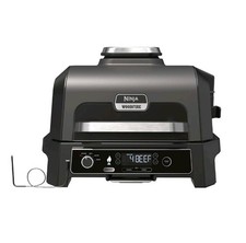 Ninja Woodfire Pro XL Electric Outdoor BBQ Grill & Smoker OG850UK NEW SEALED