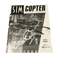SimCopter PC, 1996 CD-ROM Game Manual ONLY