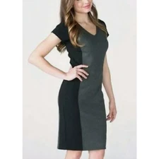 Ruby Ribbon Slimming Shapewear Sheath Dress Black Rita Panel Career Size Medium