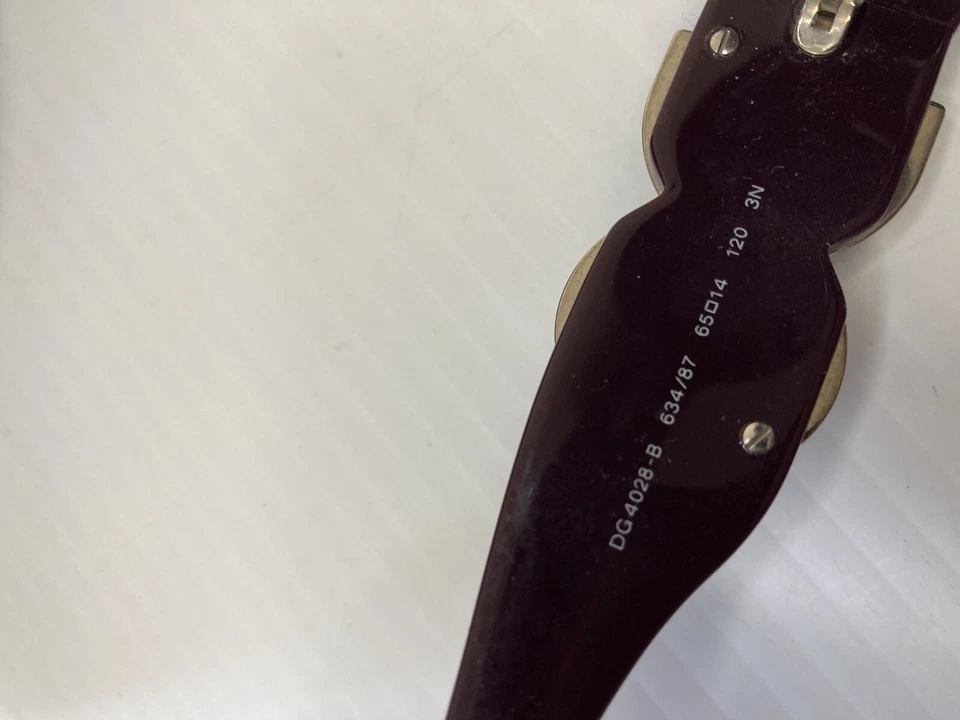 Dolce & Gabbana 4028-B 634/87 65[]14 120 mm 3N Hecho en Italia F7-10 Foto 4 de 4