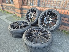 🌟Vw 19 inch alloy wheels 5x112 with TYRES GOLF R/GTI/GTD CADDY AUDI SKODA SEAT
