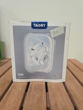 TAGRY H08 ANC Wireless Bluetooth Over Ear Headphones Black Noise Cancelling