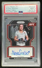 2022 Panini Prizm UFC Signatures #SG-AGS Alexa Grasso Auto PSA 9
