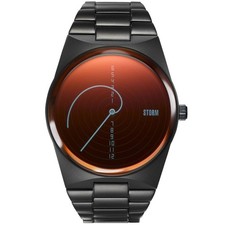 Storm Fibon-X Mens Watch with Red Dial and Grey Strap 47444/SL/R
