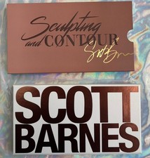 New Scott Barnes Sculpting & Contour Palette Neutrals 8 Shades Cruelty-Free NIB