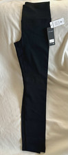 90 DEGREE BY REFLEX HIGH WAIST POWER FLEX TUMMY CONTROL LEGGINGS BLACK MED NWT