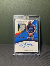 Shaquille O’neal patch autograph immaculate collection 1/1 