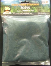JTT SCENERY 95079 POLY-FIBER  DARK GREEN   30 CU IN  HO/O SCALE   JTT95079