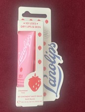 LANOLIPS Ointment MULTI-BALM - Strawberry 10g 💫 101 Uses  💫Dry Lips And Skin