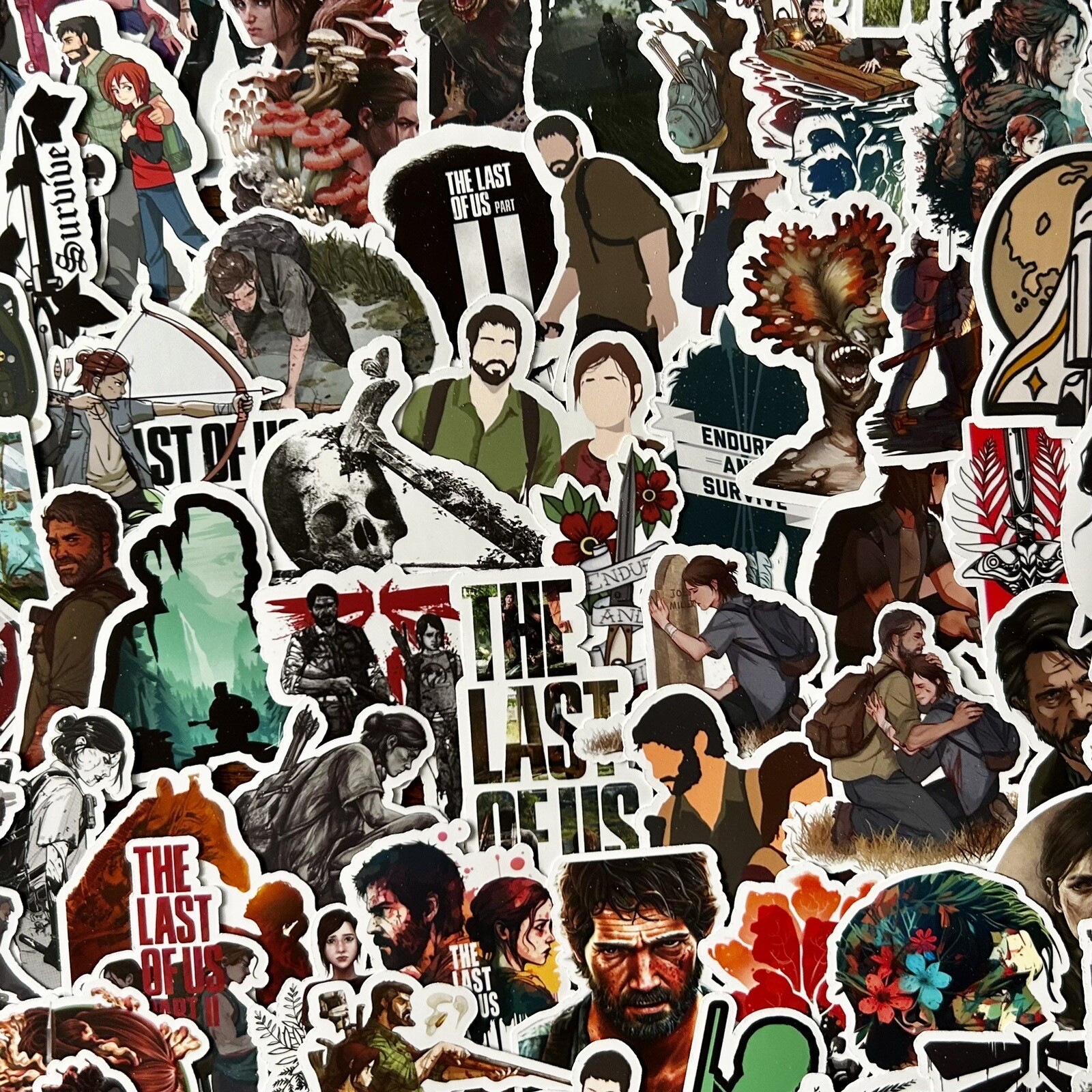 The Last of Us — Ellie & Joel Sticker for Sale by milkuvvay