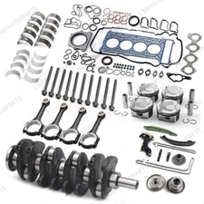 M271 1.8L Turbo Engine Piston Gasket Timing Kit Crankshaft Rod For Mercedes-Benz