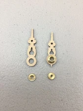 Cuckoo Clock Wooden Hands with Bushing and Nut. Minute 37 mm. New