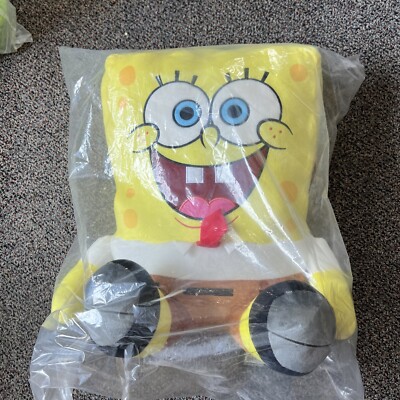 Neca Kidrobot SpongeBob SquarePants HugMe Shake Action Plush 15'' Inch NWT