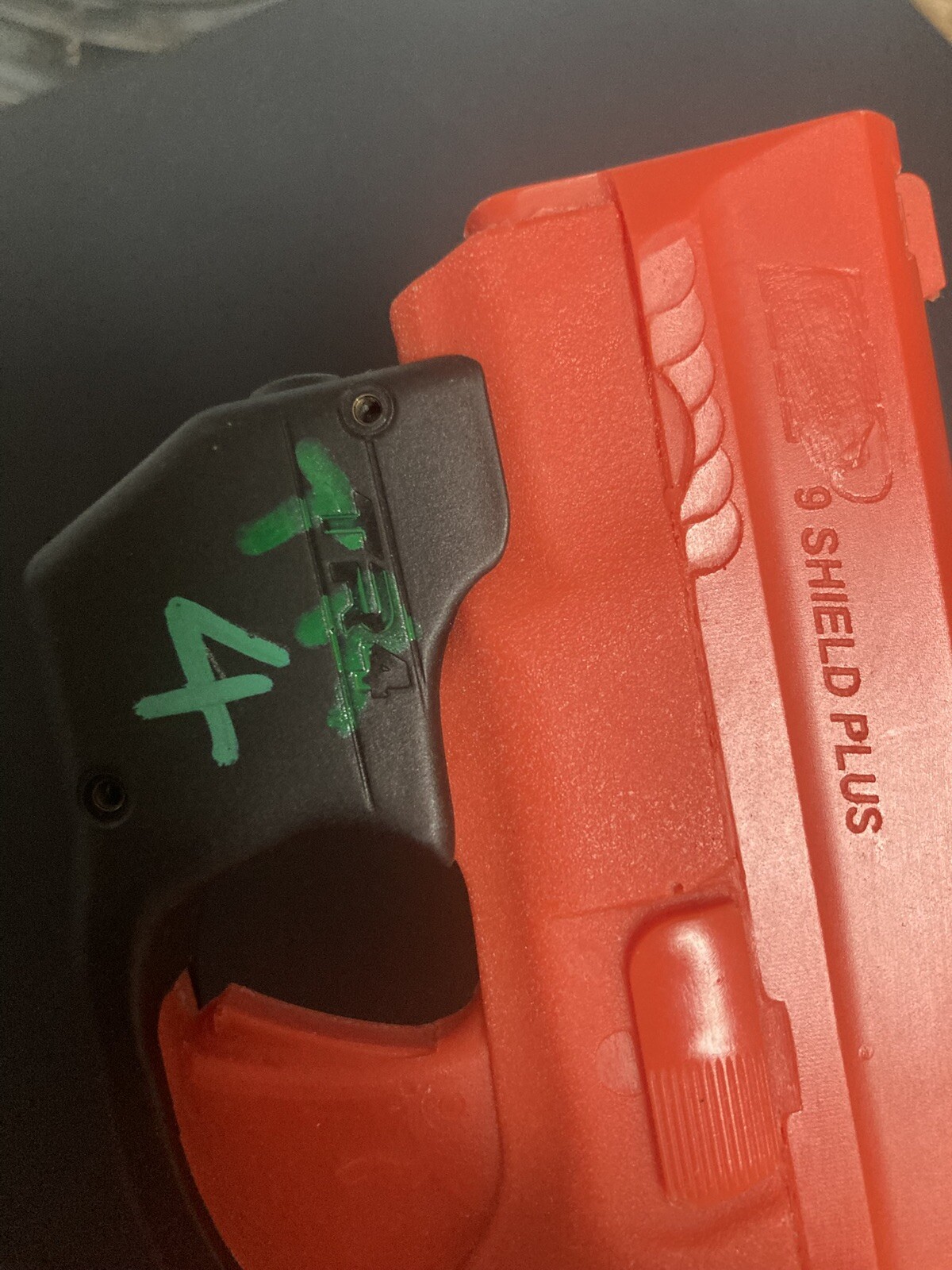 Kydex OWB Paddle Holster,  Smith & Wesson M&P Shield Plus w/Armalaser TR4,right