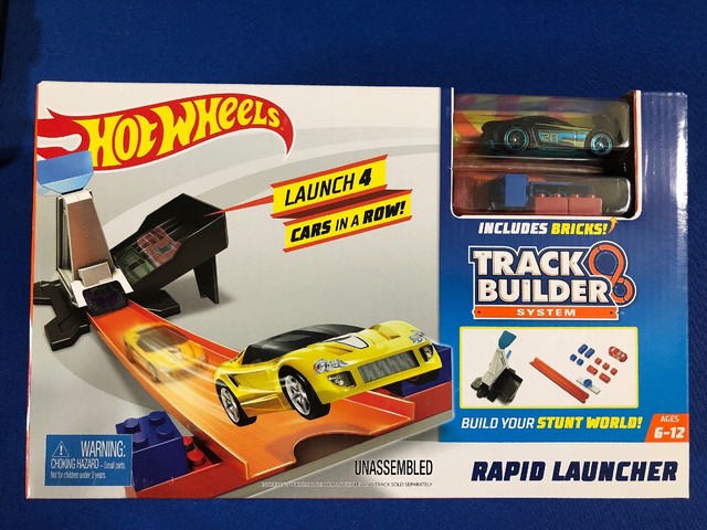 hot wheels track builder rapid launcher