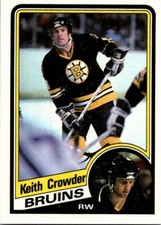 1984-85 Topps #2 Keith Crowder Boston Bruins Free Shipping!
