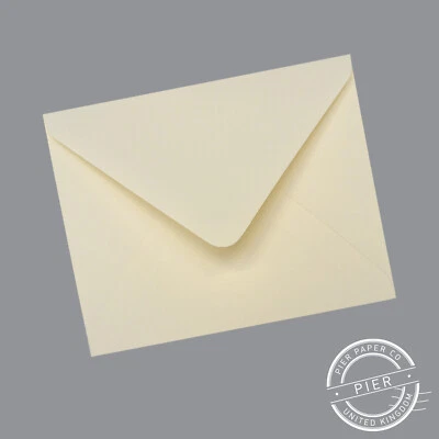 Ivory 5” x 5” Premium Square 100gsm Envelopes 130mm x 130mm - Pier Paper Co.