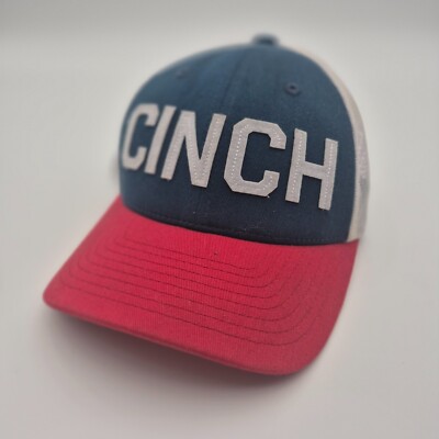 Cinch Trucker Cap Boys One Size Multi Mesh Patch Logo Adjustable Snapback Hat