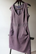 Gap Dress Women’s Size 8 Plum w/ Pockets V-neck
