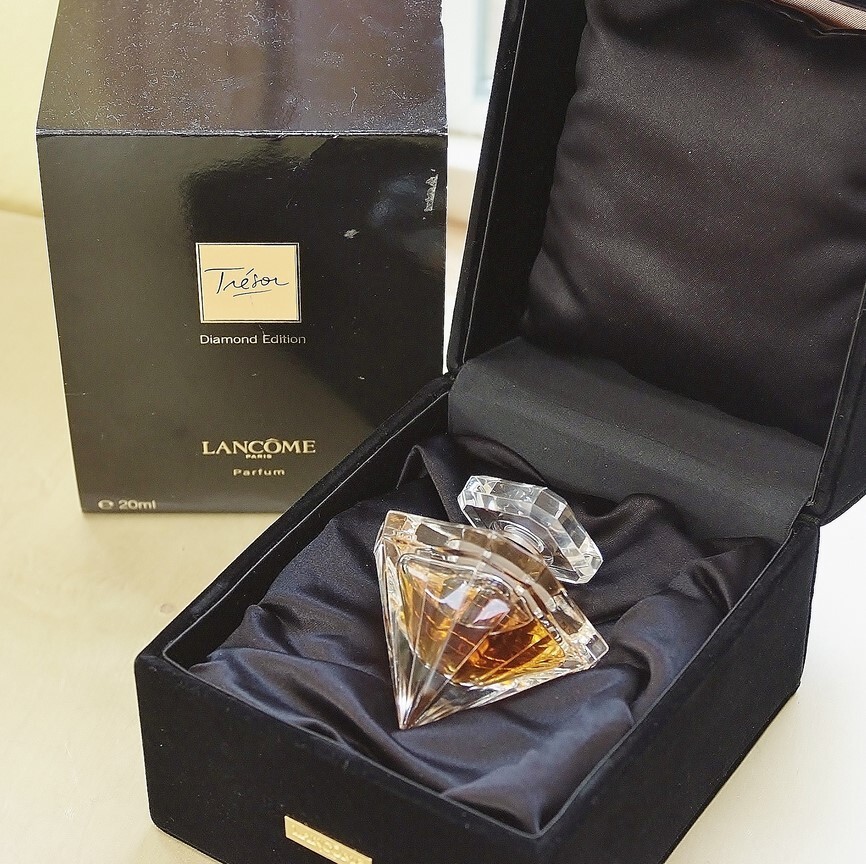 LANCOME TRESOR * DIAMOND EDITION splash PURE PARFUM .67 oz 20 ml