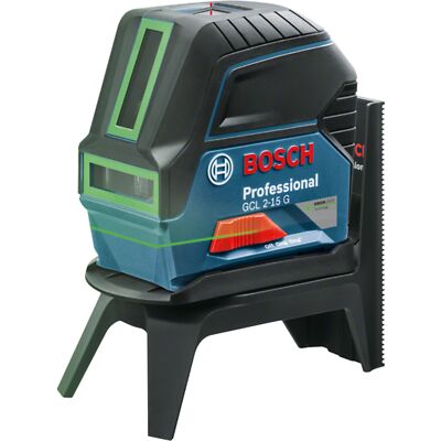Bosch Professional Kombilaser GCL 2-15 G, Kreuzlinienlaser, blau