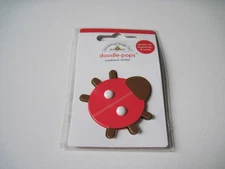 Scrapbooking Crafts Doodlebug Doodle-Pop Sticker Little Lady Ladybug Cardstock