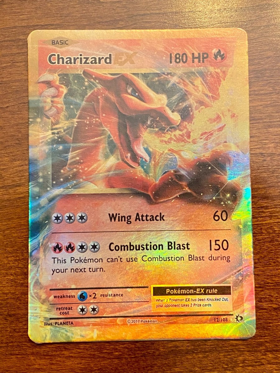 2017 Pokemon Card - Mega Charizard - XY Evolutions - 12/108 - Holo