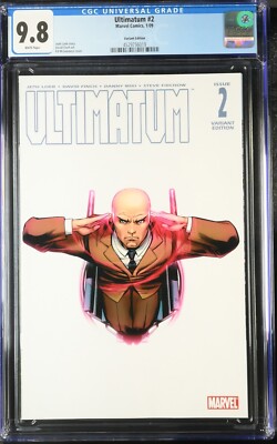 Ultimatum #2 CGC 9.8 Ed McGuinness Color Variant Cover 2009 RARE