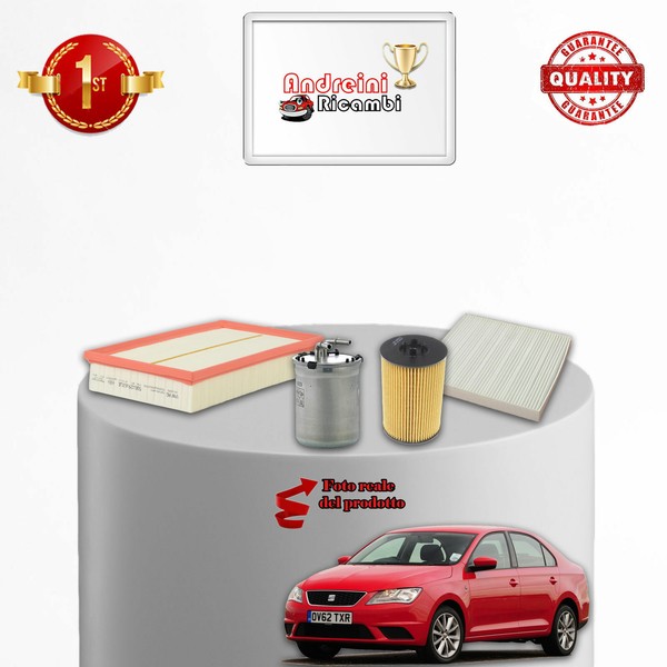 Set Service 4 Filter Seat Toledo IV 1.6 Tdi 85KW 115CV Von 2015->-image