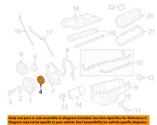FORD OEM 84-08 Continental Engine Engine Parts-Crnkshft Seal 4F2Z6700AA