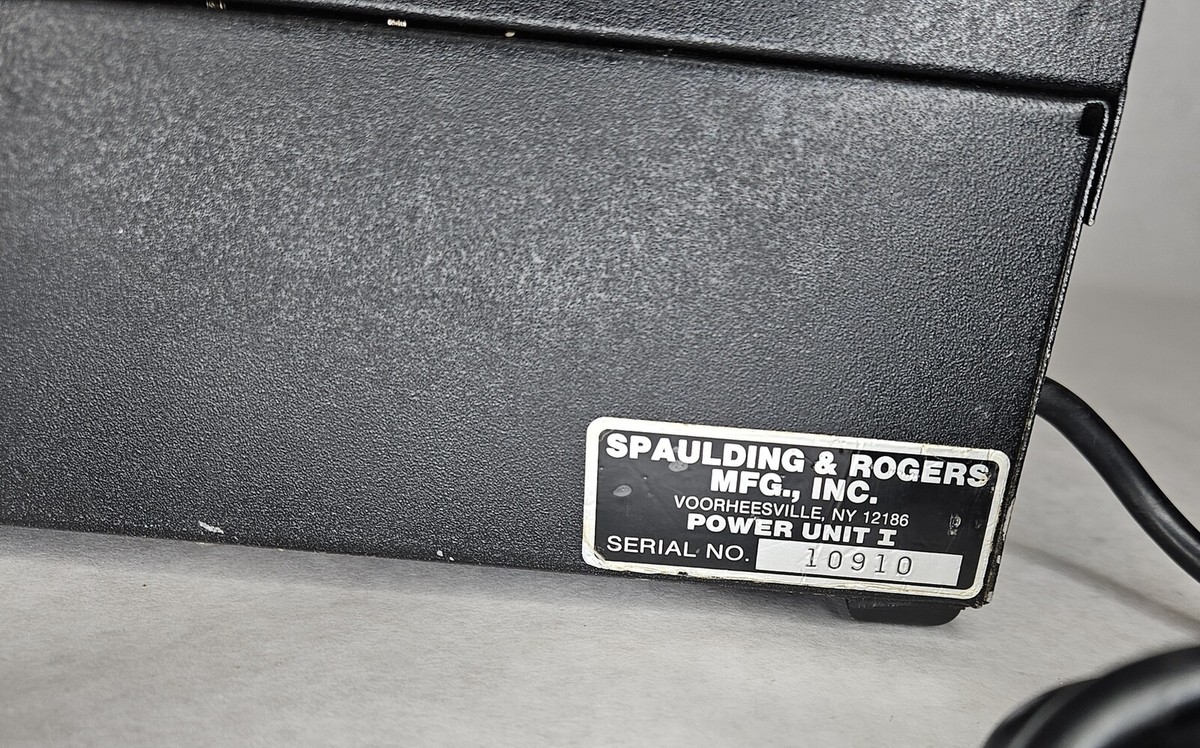 Spaulding & Rogers Power Unit I Tattoo Power Unit with Foot Switch