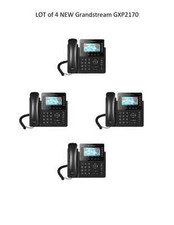 LOT of 4 New Grandstream GXP2170 - Shipping to Canada Paid by Customer