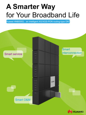 XG-PON ONT Huawei HN8055Q 1*10GE LAN Optical Network Terminal then HN8255QHN8254