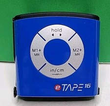 E Tape16 Digital Measuring Tape Blue & New Ba...