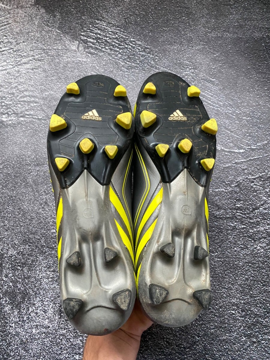 Adidas Predator サッカーシューズ グレー/イエロー　サイズ28 adidas Soccer Cleats PREDATOR ELITE HG/AG Team Solar Yellow