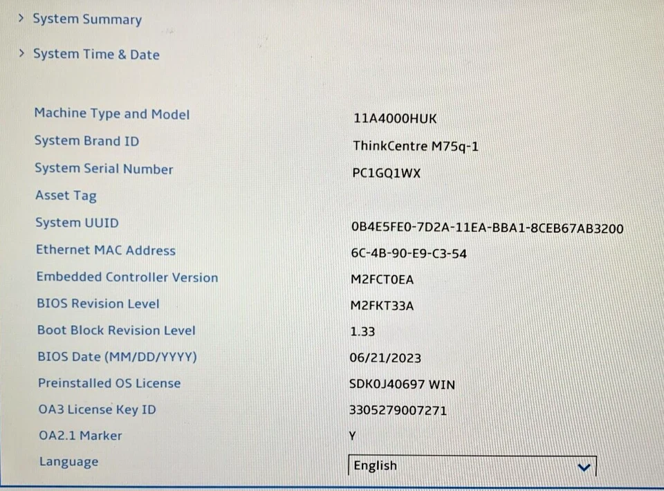 Lenovo ThinkCentre M75q-1 - AMD Ryzen 5 Pro - 8GB RAM - 256GB SSD (OFFERS OK) - Image 2 of 4
