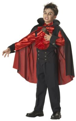 Stalked Vampire Victorian Count Dracula Child Costume